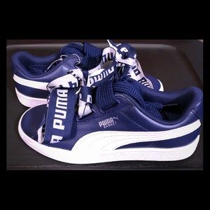 Puma Basket Heart DE Leather Trainer Sneakers 7